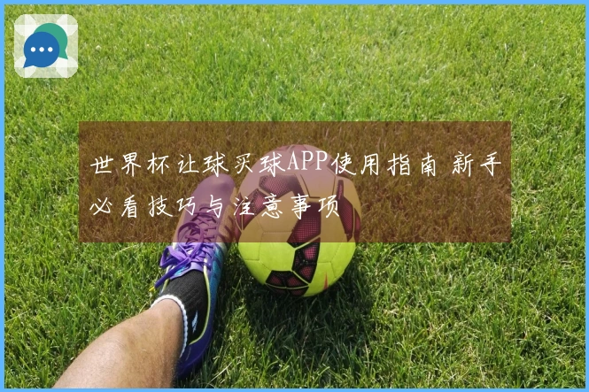 世界杯让球买球APP使用指南 新手必看技巧与注意事项